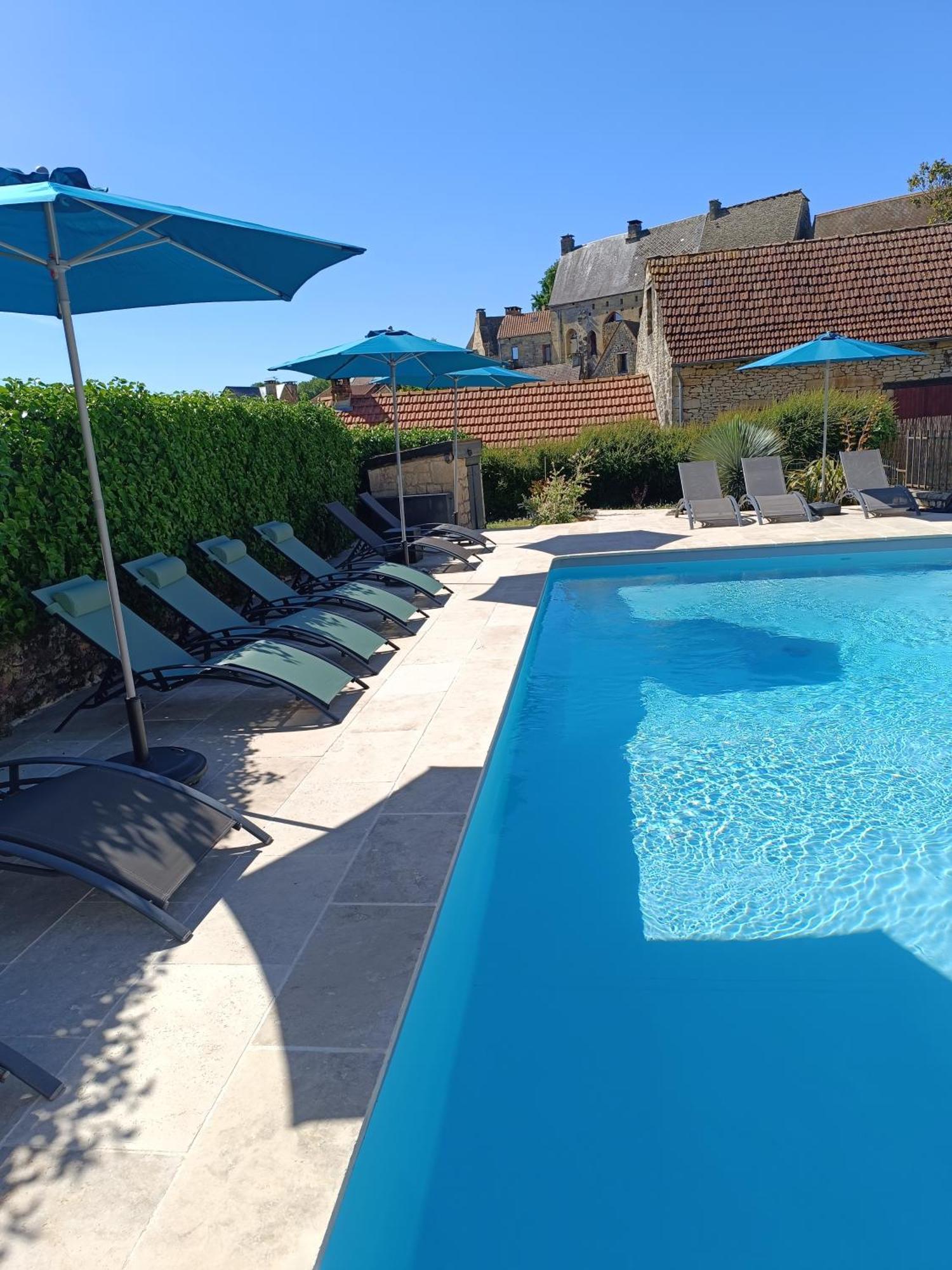 Le Clos De La Musardise - Gites De Charme Avec Piscine Chauffee Salignac Eyvigues Exterior foto
